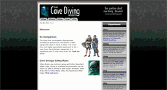 Desktop Screenshot of cavediving.com