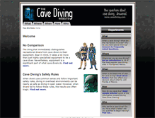 Tablet Screenshot of cavediving.com